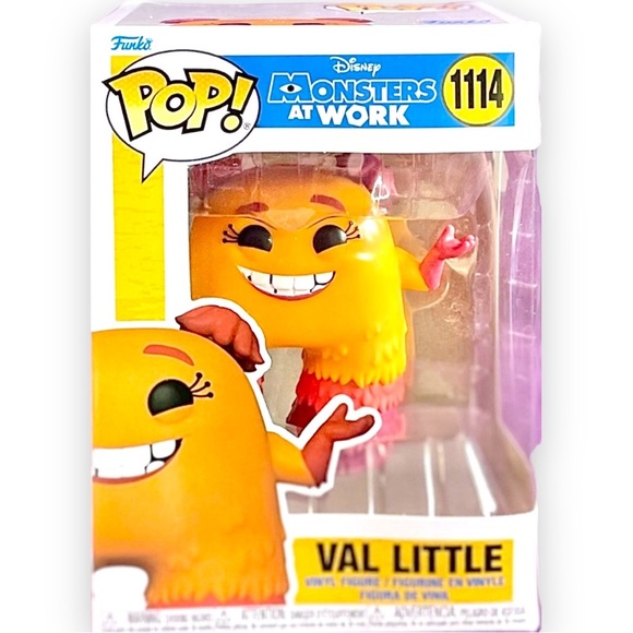 🆕 2 FUNKO POP! FIGURES - MONSTERS AT WORK - TYLOR TUSKMON + VAL LITTLE ~ Disney - Picture 4 of 9